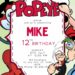 Free Editable Popeye Birthday Invitation