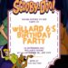 Scooby-Doo and Shaggy Rogers Birthday Invitation