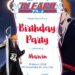 Free Editable Bleach Birthday Invitation