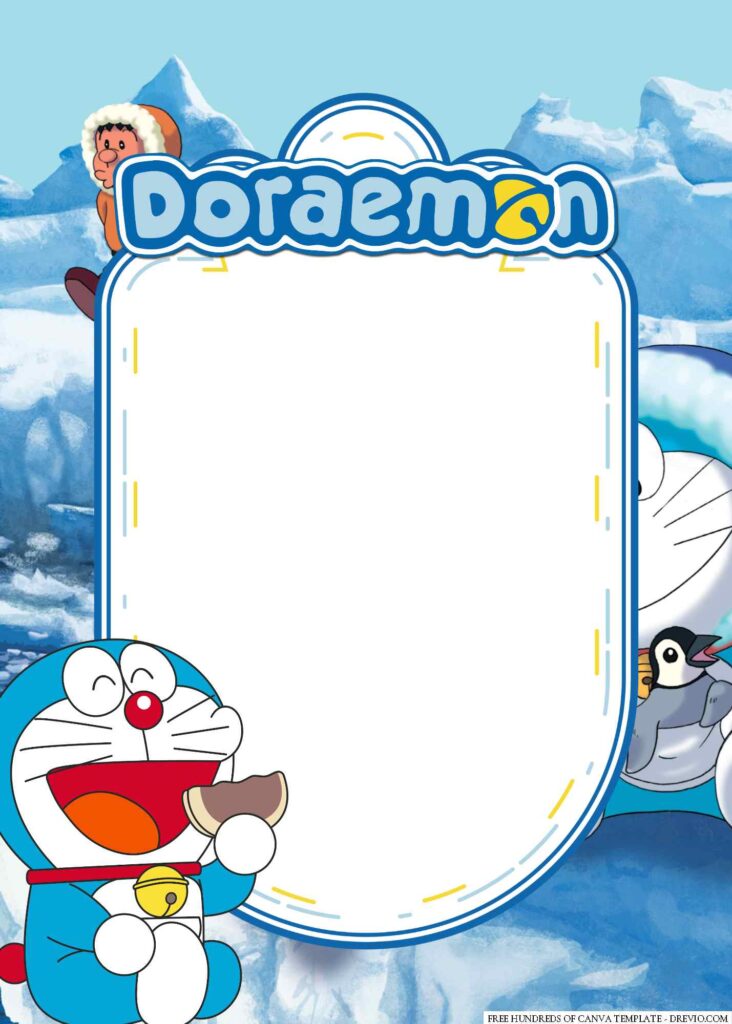 Invitation Template of 16+ Doraemon Canva Birthday Invitation Templates 3