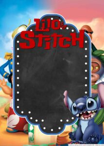 22+ Lilo & Stitch Canva Birthday Invitation Templates | Download ...