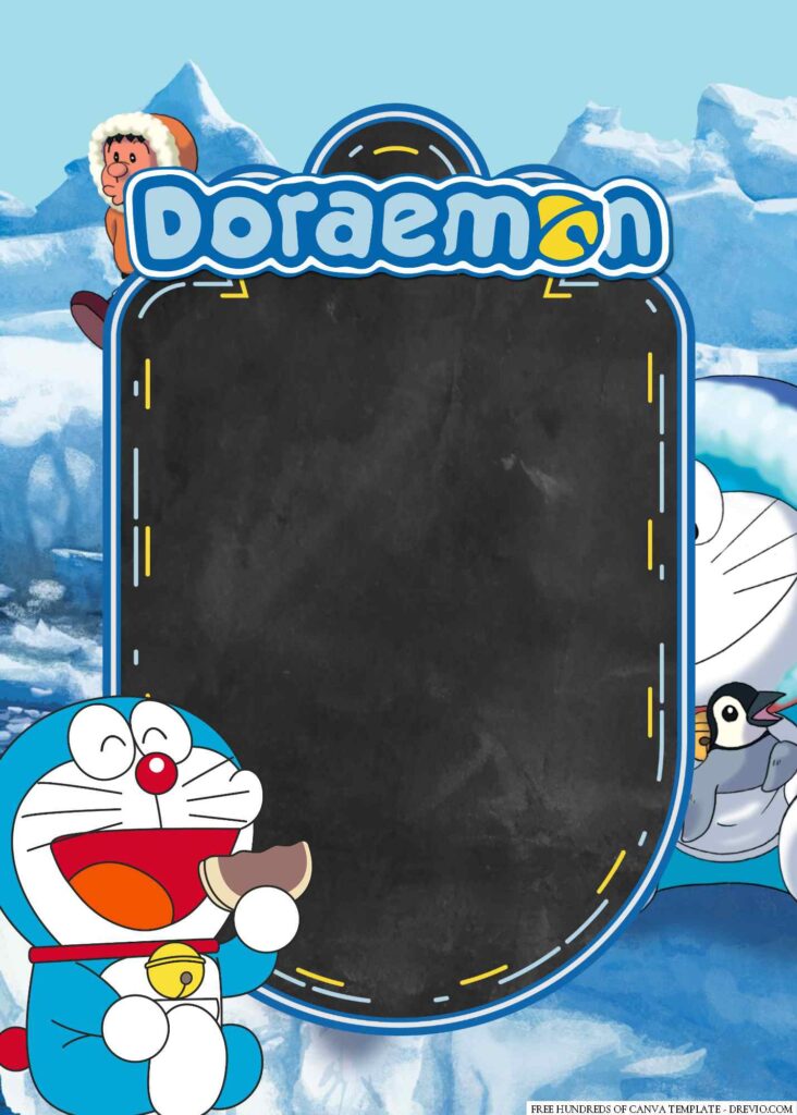 Invitation Template of 16+ Doraemon Canva Birthday Invitation Templates 4