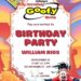 Free Editable A Goofy Movie Birthday Invitation