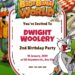 Free Editable The Bugs Bunny Birthday Invitation