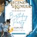 Free Editable Korra (Avatar The Legend of Korra) Birthday Invitation