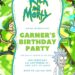 Free Editable Rick and Morty Birthday Invitation