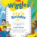 Free Editable The Wiggles Birthday Invitation