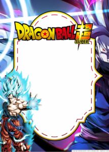 22+ Dragon Ball Super Canva Birthday Invitation Templates | Download ...