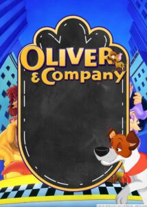 20+ Oliver & Company Canva Birthday Invitation Templates | Download ...