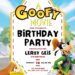 A Goofy Movie Birthday Invitation