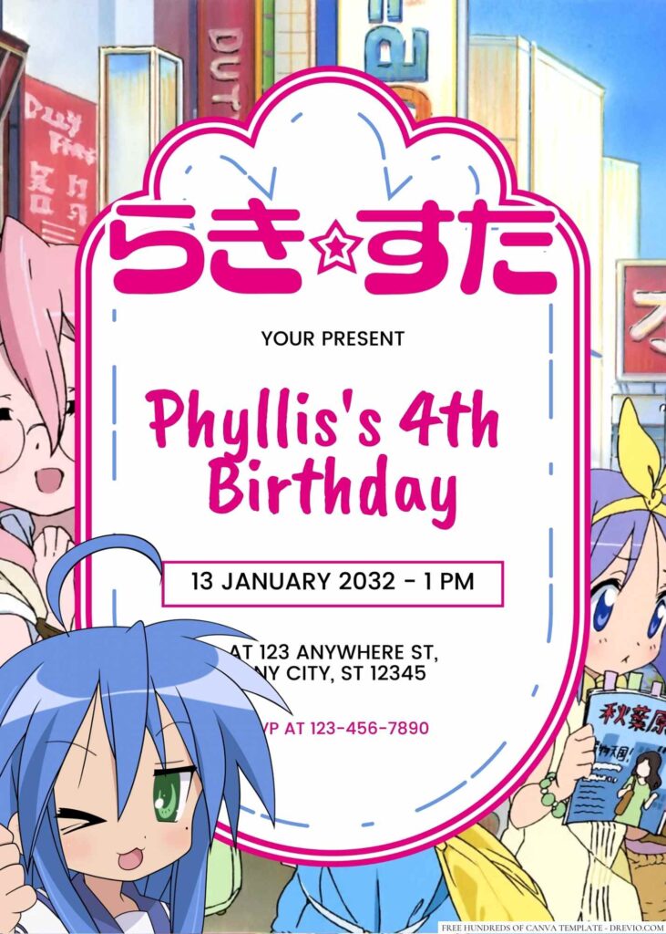 Lucky Star Birthday Invitation