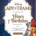 Lady and the Tramp Birthday Invitation