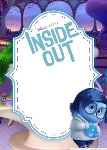 18+ Inside Out Canva Birthday Invitation Templates | Download Hundreds ...