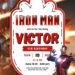 Iron Man Birthday Invitation
