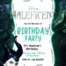 Maleficent Birthday Invitation