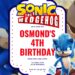 Sonic the Hedgehog Birthday Invitation