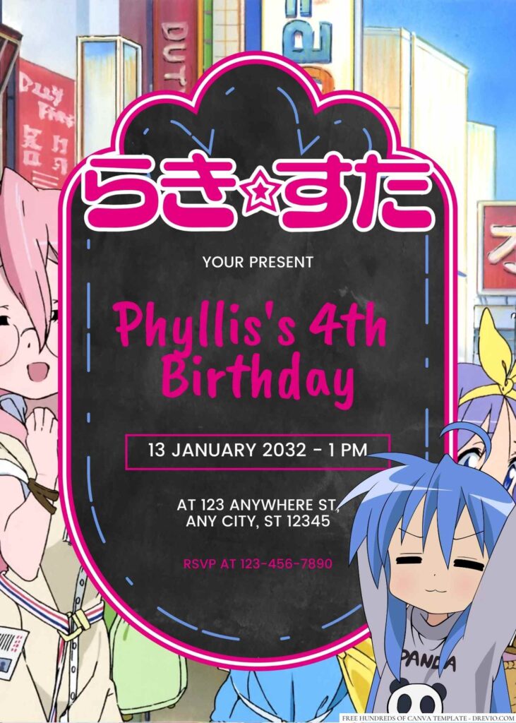 Lucky Star Birthday Invitation