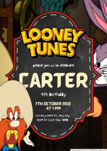 16+ Yosemite Sam Canva Birthday Invitation Templates | Download ...