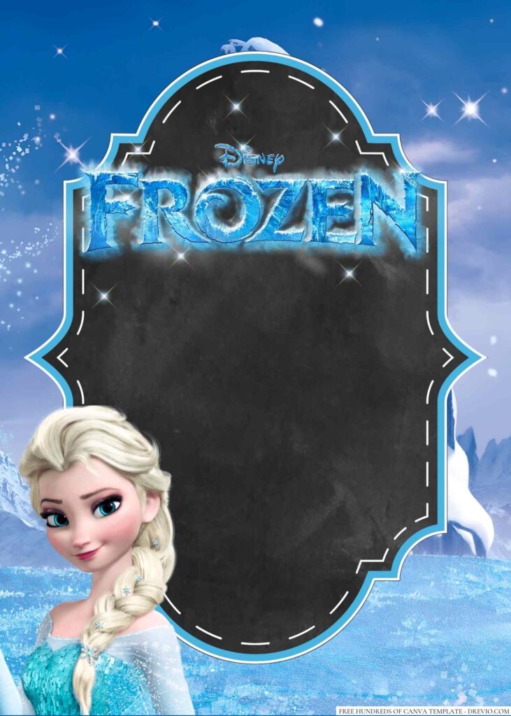 Invitation Template of 18+ Frozen Canva Birthday Invitation Templates 2