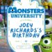 Monsters University Birthday Invitation