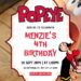 Olive Oyl Birthday Invitation