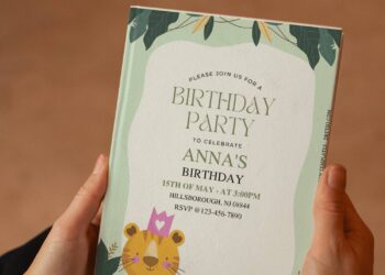 (Free Editable PDF) Little Cub Birthday Invitation Templates