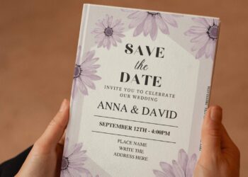 (Free Editable PDF) Dusty Vintage Sunflower Wedding Invitation Templates with hexagon shaped text box