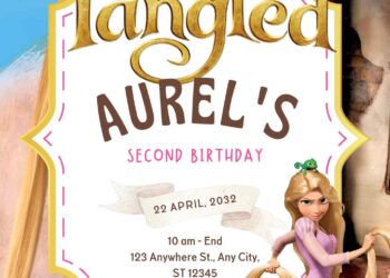 Tangled Birthday Invitation