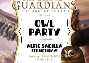 Legend of the Guardians: The Owls of Ga'Hoole Birthday Invitation