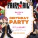 Fairy Tail Birthday Invitation