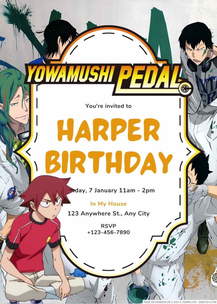 8 Awesome Dragonball Z Anime Themed Canva Birthday Invitation Templates   FREE Printable Birthday Invitation Templates  Bagvania