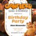 Garfield Birthday Invitation