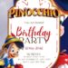 Pinocchio Birthday Invitation