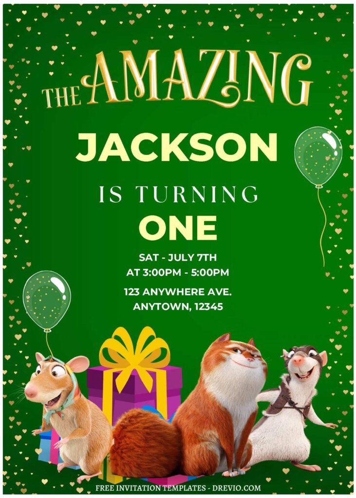 Invitation Template of (Free Editable PDF) Lovely The Amazing Maurice Birthday Invitation Templates 1