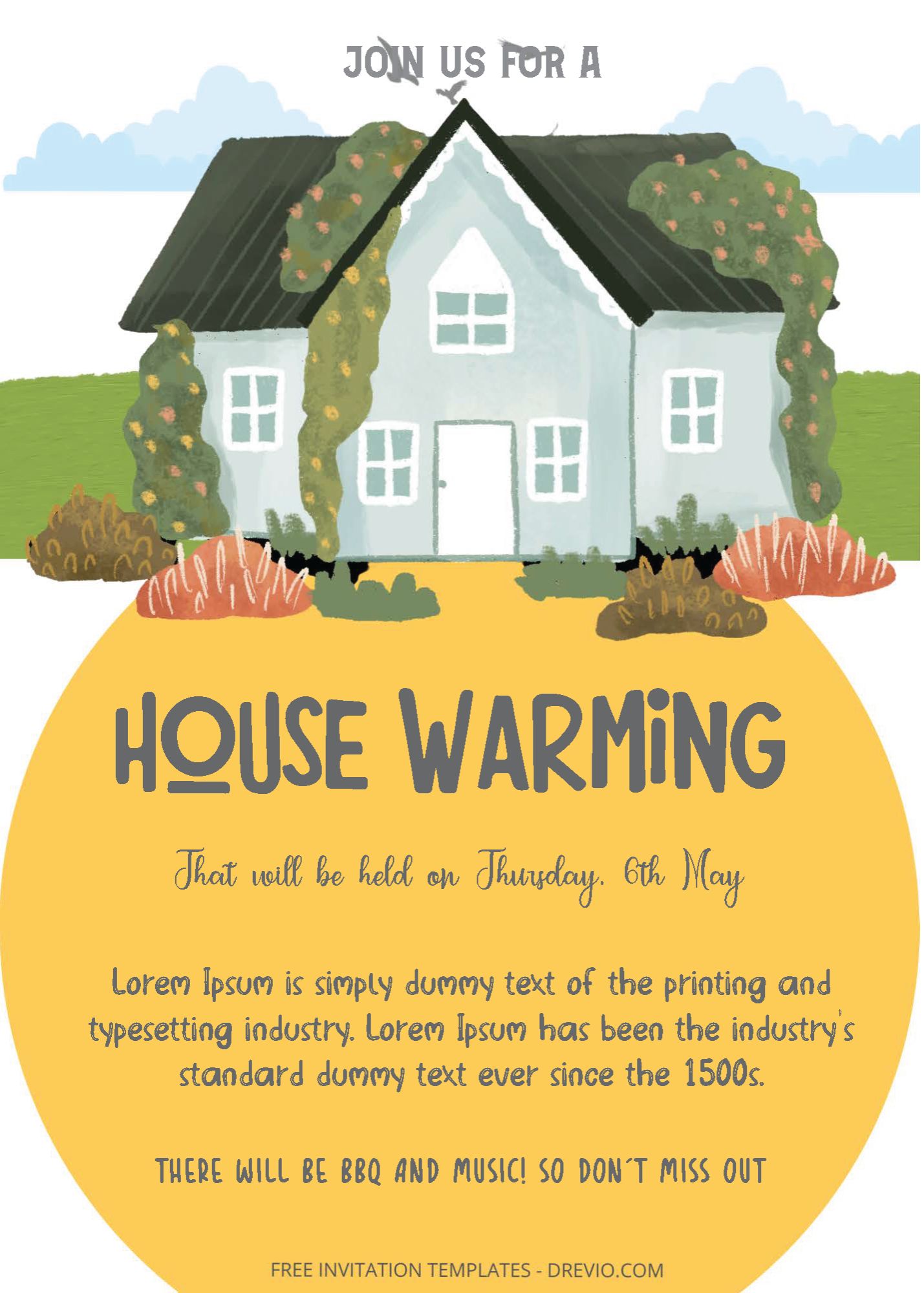 ( Free Editable PDF ) Housewarming Party Invitation Templates One