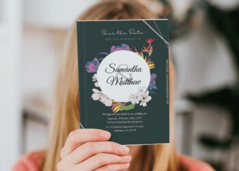 (Free Editable PDF) Spring Calla Lily Wedding Invitation Templates I