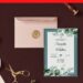 (Free Editable PDF) Magnificent Boho Eucalyptus Wedding Invitation Templates I