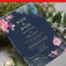 (Free Editable PDF) Dreamy Marble Foil Floral Wedding Invitation Templates F
