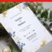 (Free Editable PDF) Classy Glitter Gold Floral Wedding Invitation Templates