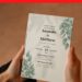 (Free Editable PDF) Botanical Bliss Wedding Invitation Templates