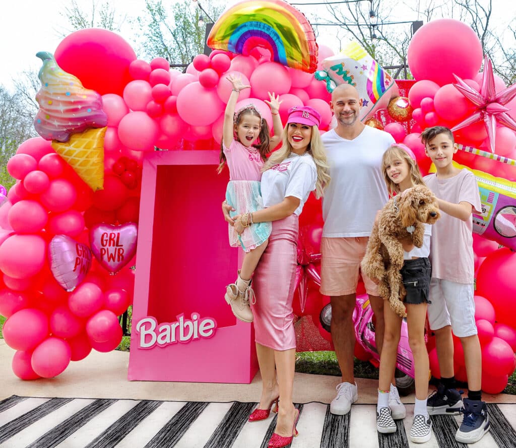 Pink Barbie Themed Birthday Party