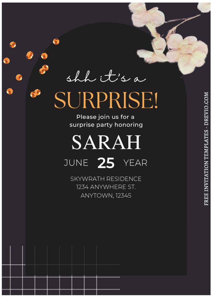 Invitation Template of (Free Editable PDF) Artistic Modern Wedding Invitation Templates 3