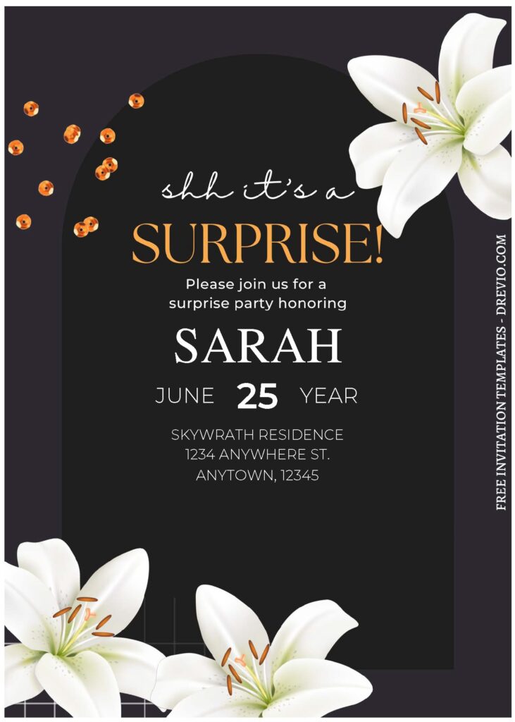 Invitation Template of (Free Editable PDF) Artistic Modern Wedding Invitation Templates 2