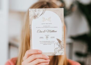 (Free Editable PDF) Whimsical Bohemian Wedding Invitation Templates