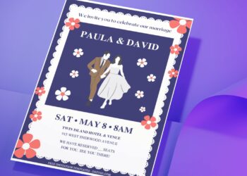 (Free Editable PDF) Cute And Unique Wedding Invitation Templates