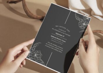 (Free Editable PDF) Luxe Wedding Invitation Templates