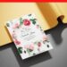 (Free Editable PDF) Romantic Garden Of Roses Wedding Invitation Templates E