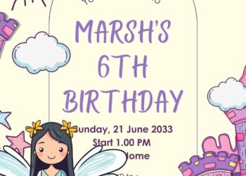 FREE Editable Fairy Tale Birthday Invitation