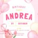 FREE Editable Girly Themed Birthday Invitation