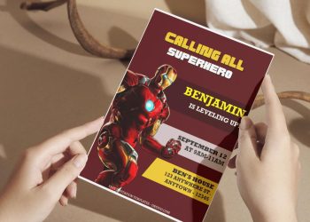 (Free Editable PDF) Calling All Superheroes Avengers Birthday Invitation Templates F